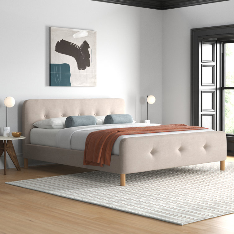 Latitude Run® Ellicott Tufted Upholstered Low Profile Platform Bed